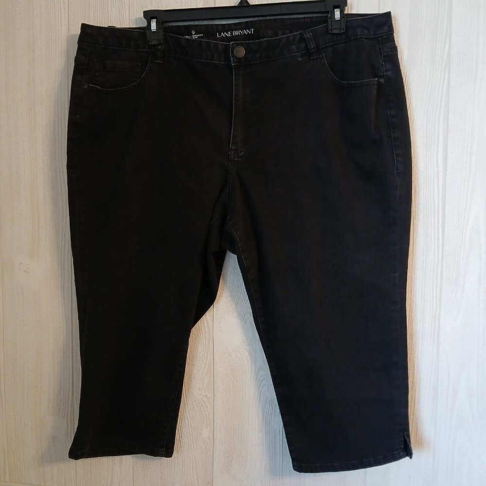 Lane Bryant Black Women’s Stretch Capri Jeans